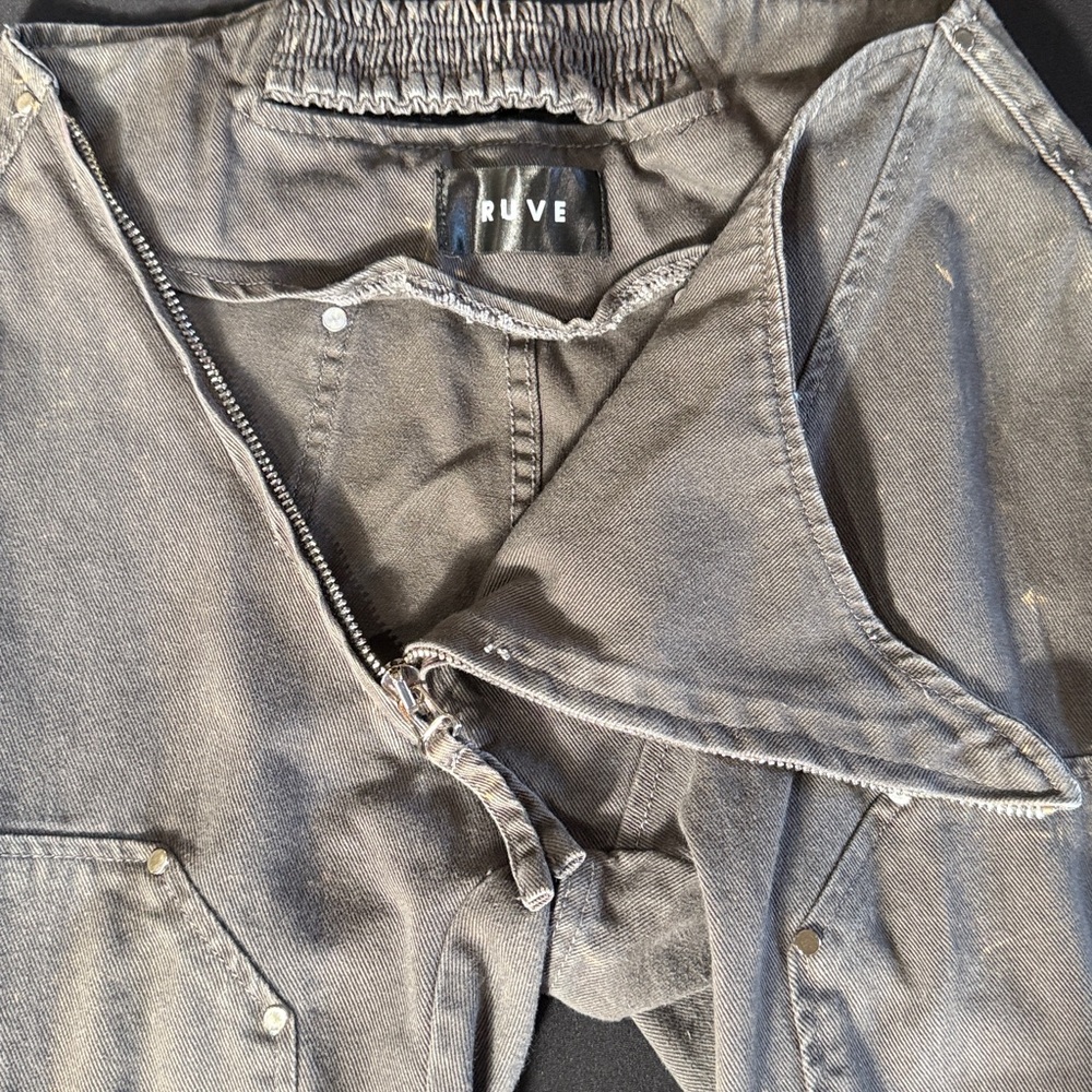 RUVE Korl Wide Leg Cargo Jeans ~ M - Picture 12 of 13